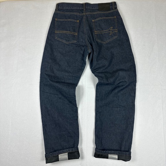 Scorpion EXO Covert Pro Blue Cordura Kevlar Riding Jeans Size 34 - Picture 3 of 8